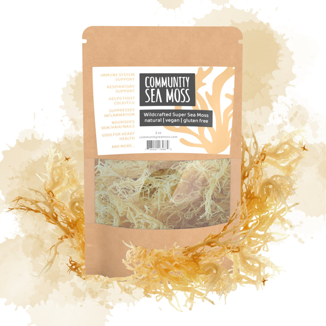 Wildcrafted sea moss